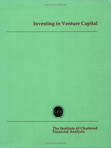 Stock image for Investing in Venture Capital for sale by HPB-Red