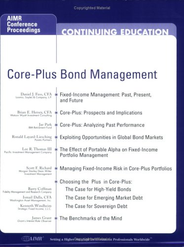 Imagen de archivo de Core-Plus Bond Management a la venta por Ergodebooks