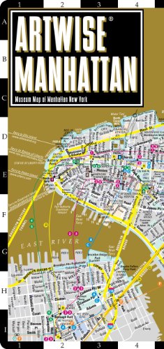 Imagen de archivo de Artwise Manhattan Museum Map - Laminated Museum Map of Manhattan, NY a la venta por Half Price Books Inc.