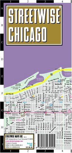 Streetwise Chicago Map - Laminated City Center Street Map of Chicago, Illinios - Folding pocket size travel map with CTA, Metra map (9780935039245) by Brown, Michael