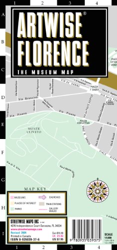 Artwise Florence Museum Map - Laminated Museum Map of Florence, Italy (9780935039375) by Streetwise Maps