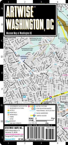 Beispielbild fr New Artwise Washington, DC, Laminated Museum Map (Streetwise Maps) zum Verkauf von Wonder Book