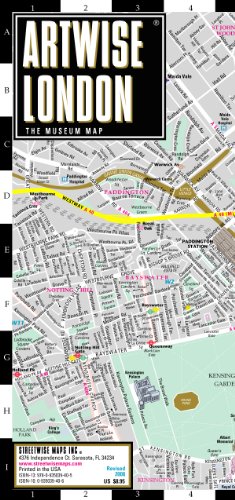 Imagen de archivo de Artwise London Museum Map - Laminated Museum Map of London, England a la venta por HPB Inc.