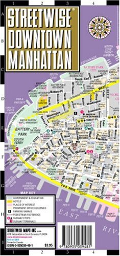 9780935039481: Streetwise Downtown Manhattan Pocket Map [Lingua Inglese]