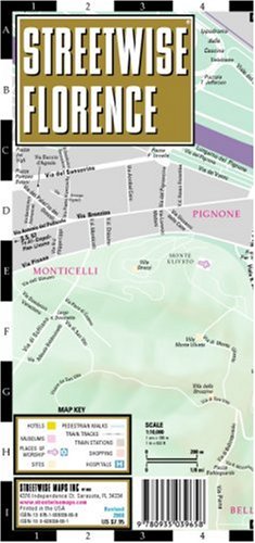 Beispielbild fr Streetwise Florence Map - Laminated City Center Street Map of Florence, Italy - Folding pocket size travel map zum Verkauf von Ergodebooks