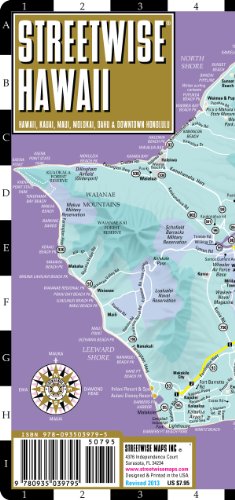 Beispielbild fr Streetwise Hawaii Map - Laminated State Road Map of Hawaii zum Verkauf von HPB-Ruby