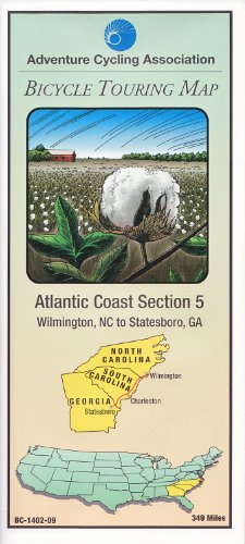 Imagen de archivo de Atlantic Coast Bicycle Route #5: Wilmington, North Carolina - Statesboro, Georgia (349 Miles) a la venta por medimops