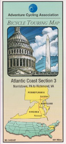 Imagen de archivo de Atlantic Coast Bicycle Route: Conshohocken, Pennsylvania - Richmond, Virginia - 389 Miles (3) a la venta por WorldofBooks