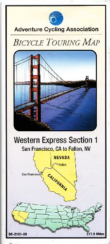 Imagen de archivo de Western Express Bicycle Route #1: San Francisco, CA - Fallon, NV (312 Miles) a la venta por medimops