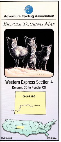 Imagen de archivo de Western Express Bicycle Route #4: Dolores, Co - Pueblo, Co (361 Miles) a la venta por medimops