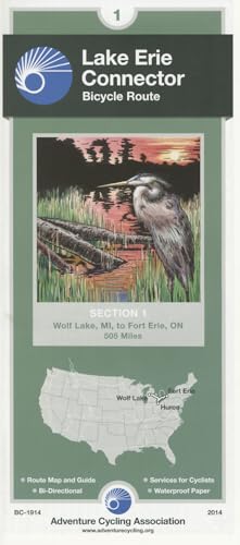 Imagen de archivo de Lake Erie Connector Bicycle Route: Wolf Lake, Mi - Fort Erie, on (505 Miles) a la venta por Pulpfiction Books