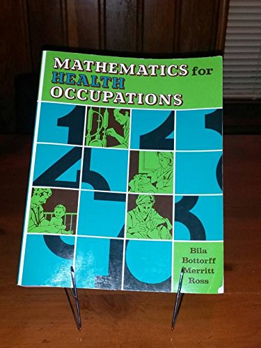 Beispielbild fr Mathematics for Health Occupations zum Verkauf von Better World Books