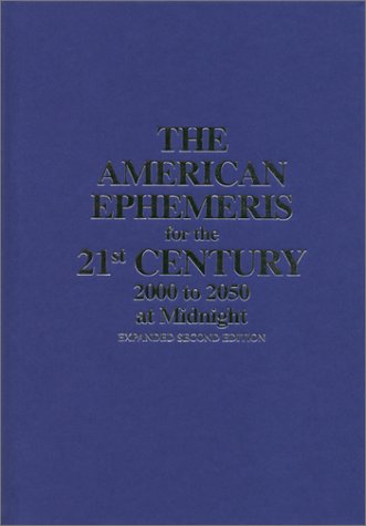 9780935127737: AMERICAN EPHEMERIS 21ST CENT 2000-2050