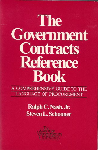 9780935165197: The Government Contracts Reference Book