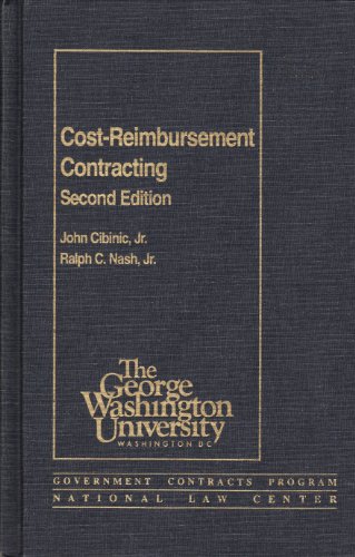 9780935165203: Cost-Reimbursement Contracting