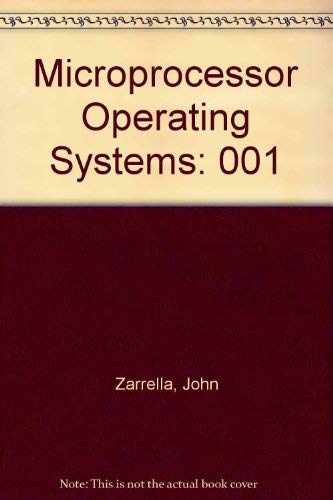 Beispielbild fr Microprocessor Operating Systems: 001 zum Verkauf von Wonder Book
