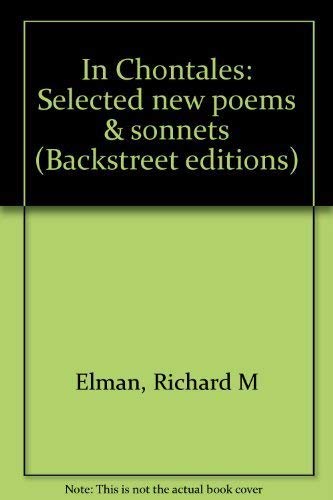 Beispielbild fr In Chontales: Selected New Poems & Sonnets zum Verkauf von Books Do Furnish A Room