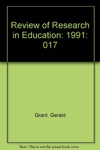 9780935302127: Review of Research in Education: 1991: 017