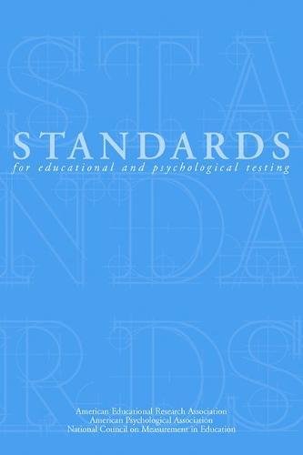 Imagen de archivo de Standards for Educational and Psychological Testing a la venta por Better World Books: West