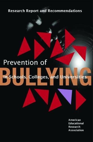 9780935302370: Prevention of Bullying in Schools, Colleges: Resear Ch Report and Recommendations