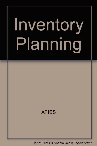 Stock image for Inventory Planning for sale by Newsboy Books