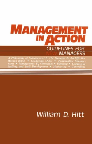 9780935470208: Management in Action: Guidelines for New Managers