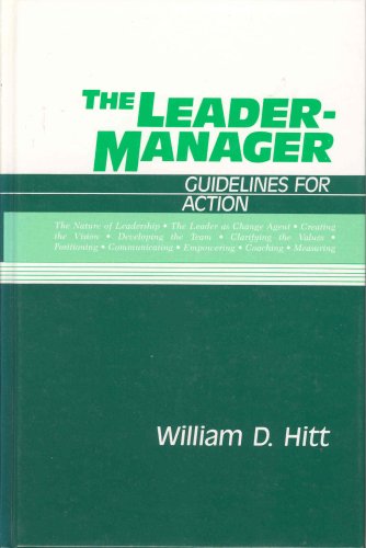 Imagen de archivo de The Leader-Manager: Guidelines for Action a la venta por SecondSale