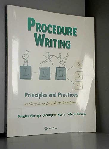 Stock image for Procedure Writing : Principles and Practices for sale by Better World Books: West