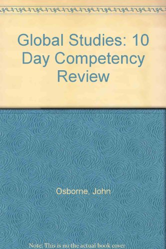 9780935487534: Global Studies: 10 Day Competency Review