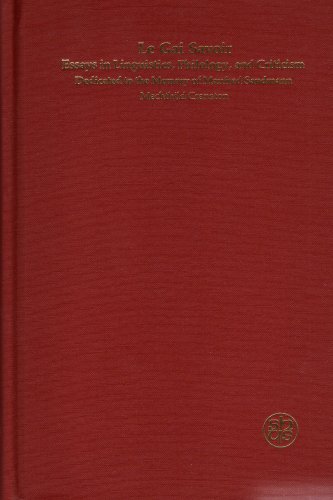 Le Gai Savoir. Essays in Linguistic, Philology, and Criticism. Dedicated to the memory of M. Sand...