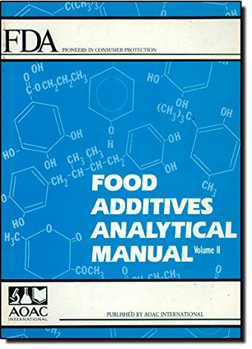 Imagen de archivo de Food Additives Analytical Manual a la venta por Phatpocket Limited