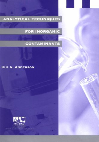 9780935584653: Analytical Techniques for Inorganic Contaminants