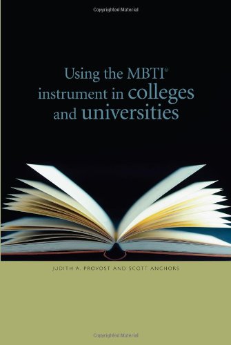 Beispielbild fr Using the Mbti Instrument in Colleges and Universities zum Verkauf von Reuseabook