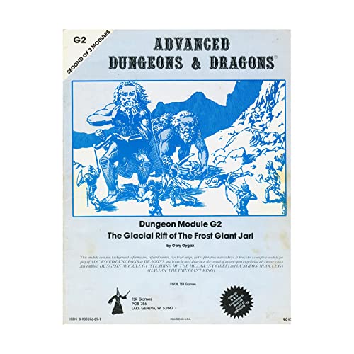 Beispielbild fr Dungeons and Dragons Advanced Dungeon Module G2 (The Glacial Rift of The Frost Giant Jarl, G2) zum Verkauf von HPB-Diamond