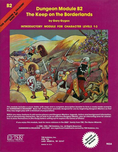 Beispielbild fr The Keep on the Borderlands (Dungeons & Dragons Module B2) zum Verkauf von Bartlesville Public Library