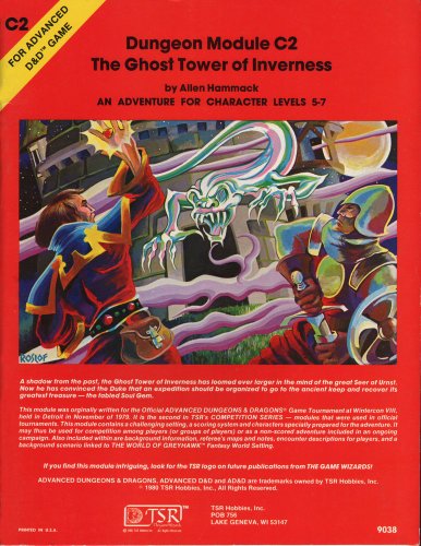 The Ghost Tower of Inverness (Advanced Dungeons & Dragons module C2) (9780935696240) by Allen Hammack