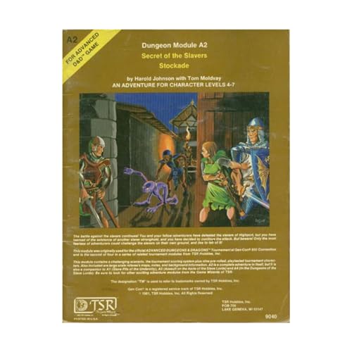 Secret Of The Slavers Stockade - Dungeon Module A2 (9780935696264) by Johnson, Harold