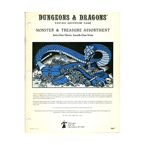 9780935696363: Dungeons & Dragons Monster & Treasure Assortment: Set One-Three: Levels One-Nine