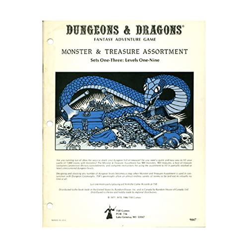 9780935696363: Dungeons & Dragons Monster & Treasure Assortment: Set One-three: Levels One-nine
