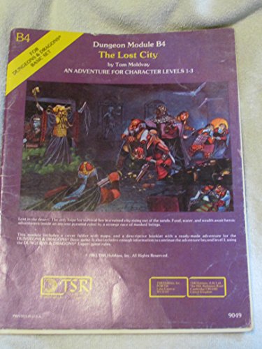 Beispielbild fr The Lost City (Dungeons and Dragons Module B4) zum Verkauf von Bear Notch Books