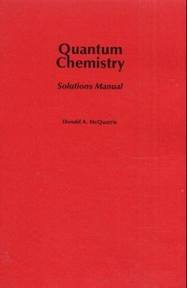 Beispielbild fr Quantum Chemistry Solutions Manual zum Verkauf von Byrd Books