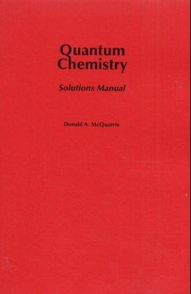 Stock image for Quantum Chemistry Solutions Manual for sale by Ergodebooks