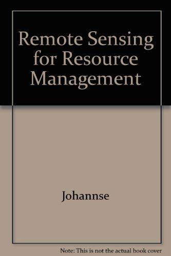 Imagen de archivo de Remote Sensing for Resource Management a la venta por Redux Books