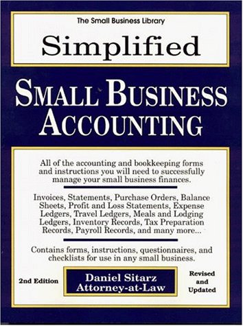 Beispielbild fr Simplified Small Business Accounting zum Verkauf von Better World Books