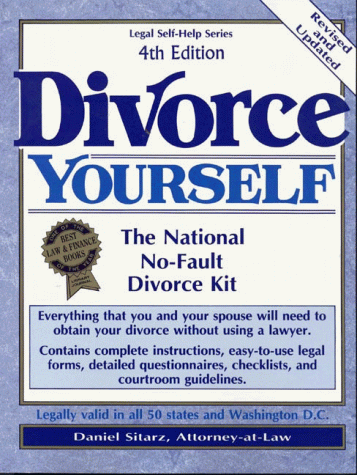 Stock image for Divorce Yourself: The National No-Fault Divorce Kit (Legal Self-Help Series) for sale by The Book Cellar, LLC