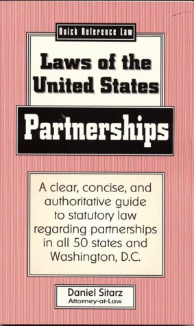 Partnerships: Laws of the United States (Quick Reference Law)