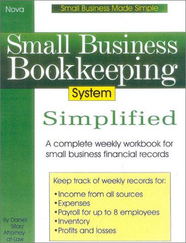 Stock image for Small Business Bookkeeping System Simplified for sale by Better World Books