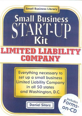 Beispielbild fr Limited Liability Company : Small Business Start-Up Kit zum Verkauf von Better World Books