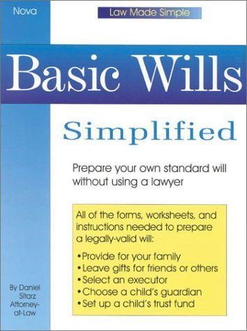 Beispielbild fr Basic Wills Simplified zum Verkauf von Better World Books