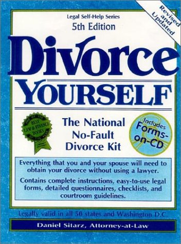 Beispielbild fr Divorce Yourself: The National No-Fault Divorce Kit zum Verkauf von Wonder Book